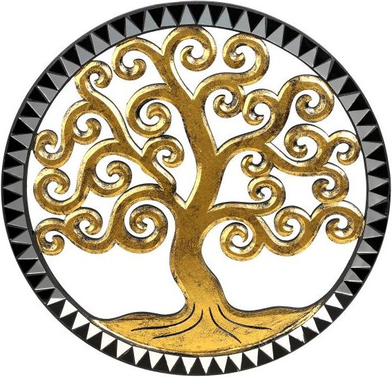 Darimana Wandbild Baum des Lebens 40 cm