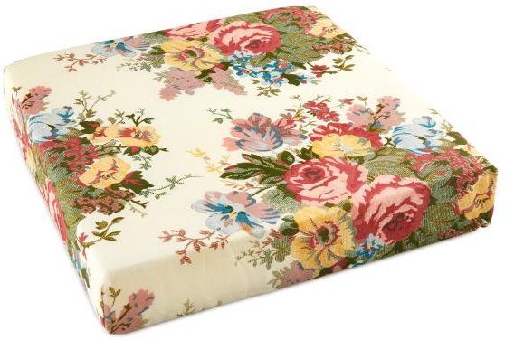 Sitzkissen mit Anti-Rutsch Rosendesign