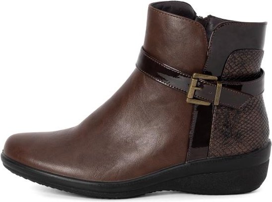 TOPWAY COMFORT Damenstiefeletten braun