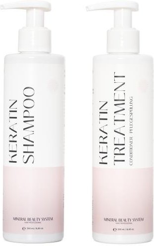 MBS 2er-Set Keratin Shampoo+Conditioner 2x250ml