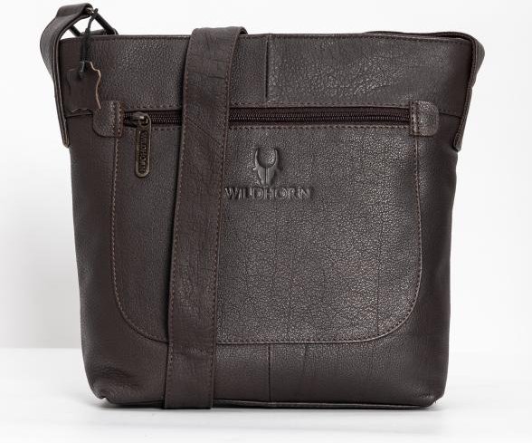 WILDHORN Büffelledertasche braun