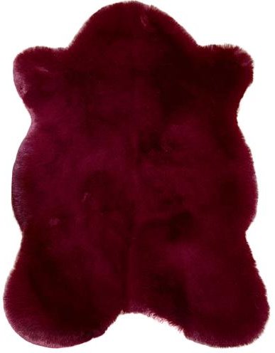 Fellteppich Deluxe 60x90cm bordeaux