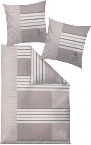 OTTO KERN Bettwäsche 4tlg., Querstreifen, 2er-Set