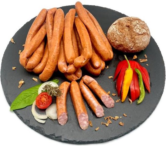 Würzige Tatra Käsewurst
