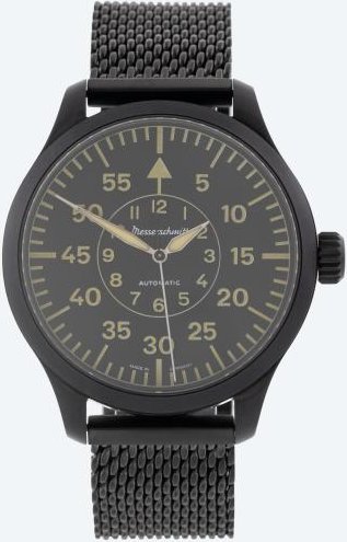 Messerschmitt Herren-Automatikuhr "Pilot" schwarz