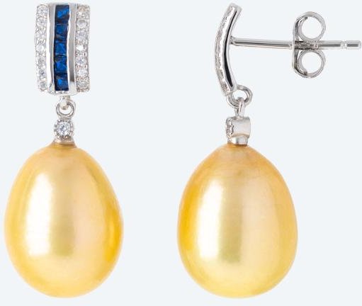 Ohrhänger 925 Silber Süßwasserzuchtperle