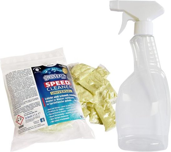 gastro Speed Cleaner Küche 30 Beutel Sprühflasche