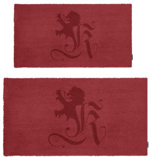 OTTO KERN Badteppich, 2er-Set, rot mit OK-Logo