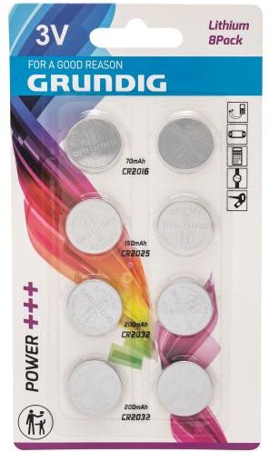 Grundig Knopfzellen 8pcs.