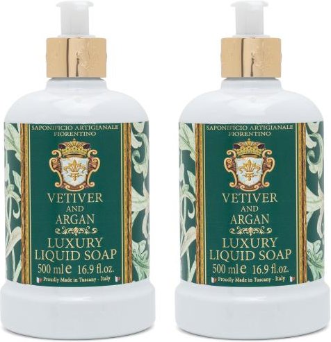 Fiorentino Luxus Flüssigseifen Vetiver & Argan