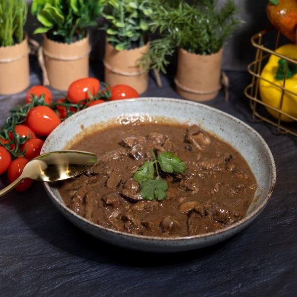 Rinderleber in Zwiebelsoße 800g