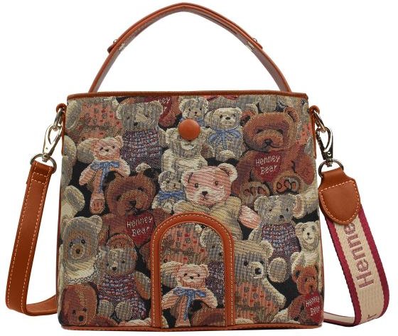 Henney Bear Henkeltasche coganc/multicolor