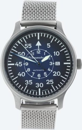 Messerschmitt Herren-Automatikuhr "ME42PIL" blau