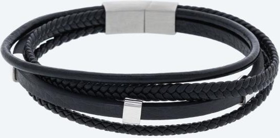 Armband Edelstahl Leder