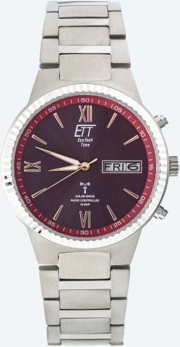 ETT Funk-Solar-Herrenuhr "Titanium Day Date"