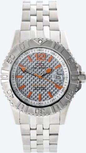 DeLorean Herren-Automatikuhr "Regatta" Carbon