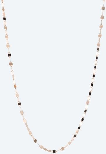 Spiegelkette 925 Silber rosévergoldet, ca. 45 cm