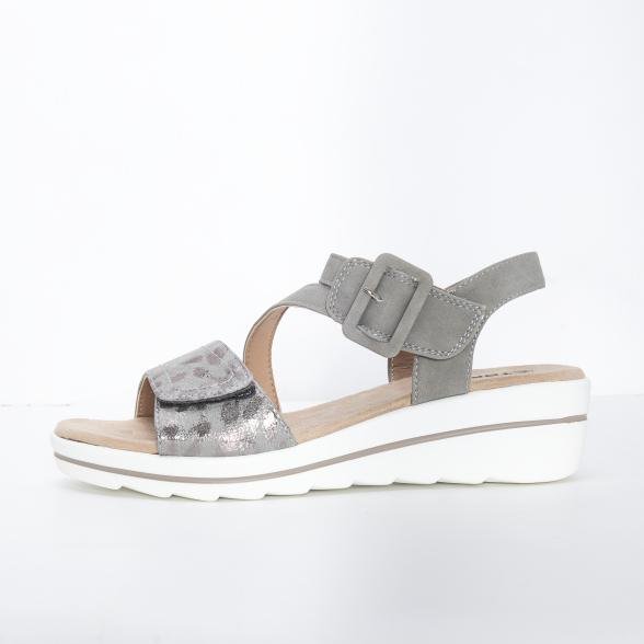 TOPWAY COMFORT Damensandalen grau