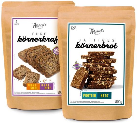 MarcelŽs Better Food - LowerCarb Körnige Brote