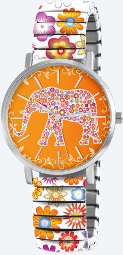 ChocoMoon Damenuhr "Elephant Bloom" Quarz