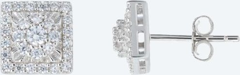 SET: 2-teilig Ohrstecker 925 Silber Zirkonia