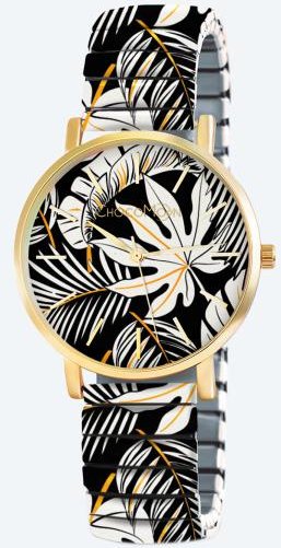 ChocoMoon Damenuhr "Palm Noir" Quarz