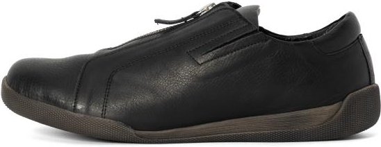 Andrea Conti Damen Lederslipper schwarz