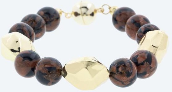 Armband Goldblaufluß