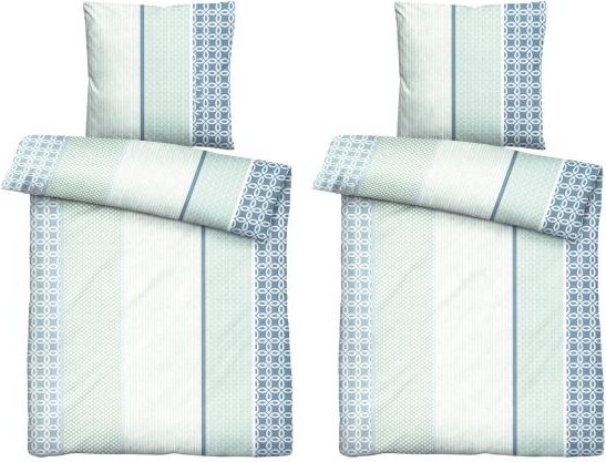 Bettwäscheset Renforce 4tlg. blau