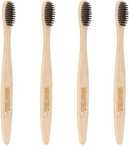 MIRANTIBUS Zahnbürsten mit Aktivkohle