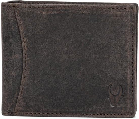 WILDHORN Büffellederbörse dunkelbraun