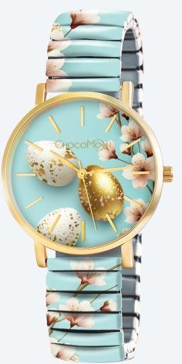 ChocoMoon Damenuhr "Easter Bloom" Quarz