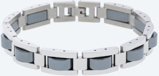 Armband Edelstahl black