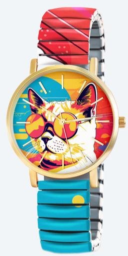 ChocoMoon Damenuhr "Meow Kitty" Quarz