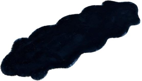 Sofafell Deluxe 60x180cm schwarz