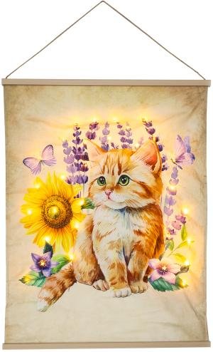 LED-Wandbild Kätzchen