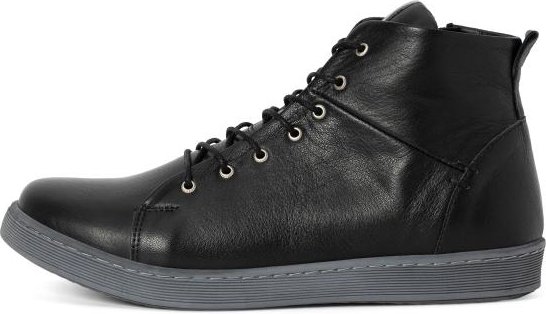 Andrea Conti Damen Lederhochschnürer schwarz