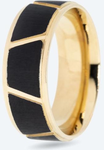 Ring Edelstahl vergoldet