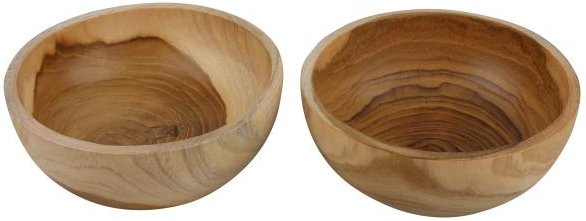 Darimana Teakschalen "Samarin", 2er Set