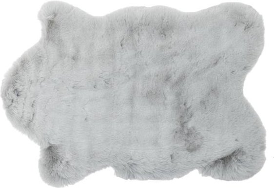 Fellteppich Deluxe 60x90cm grau