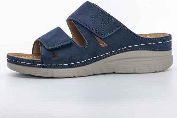 TOPWAY COMFORT Damenpantolette navy