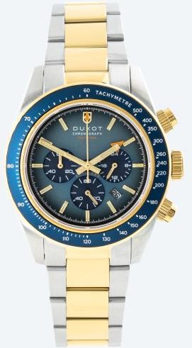 DUXOT Quarz-Chronograph "Vitesse" blau