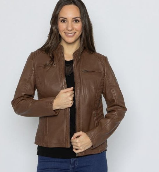 OTTO KERN Damen-Lederjacke tobacco