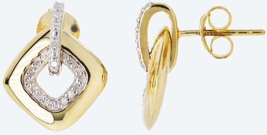 Christian Materne Ohrstecker 925 verg. Diamanten