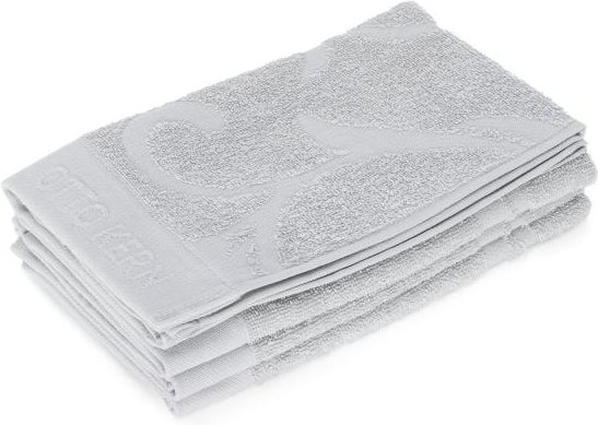 OTTO KERN Gästetuch-Set, 4tlg.grau Rankenmuster HT