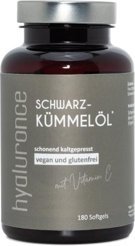 hyaluronce Schwarzkümmelöl 180 Softgelkapseln