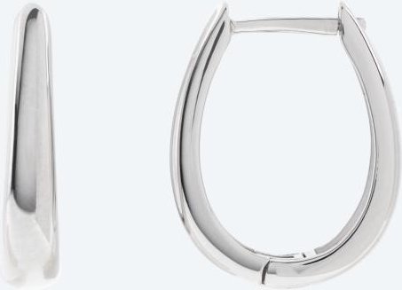 Creolen 925 Sterling Silber rhodiniert