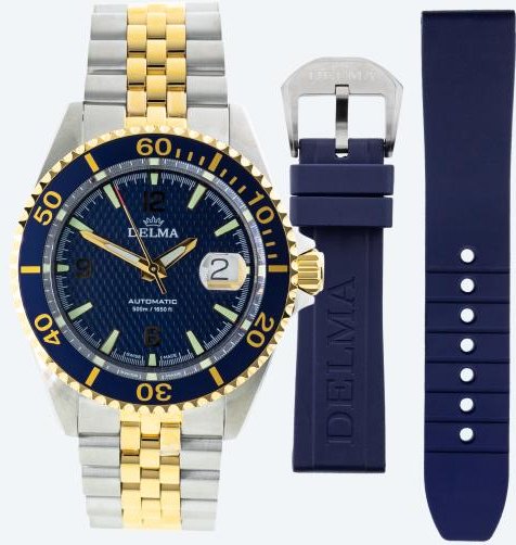 DELMA Set: Herrenuhr "Santiago Prestige" Automatik