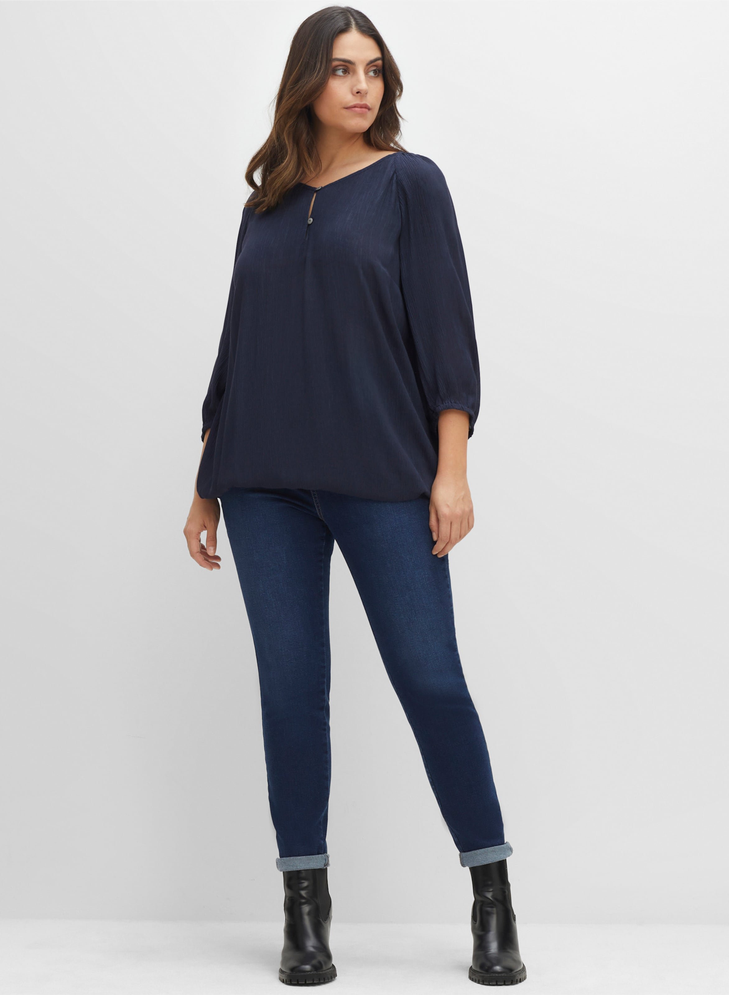 Sheego Tunika mit 3/4-Raglanärmeln