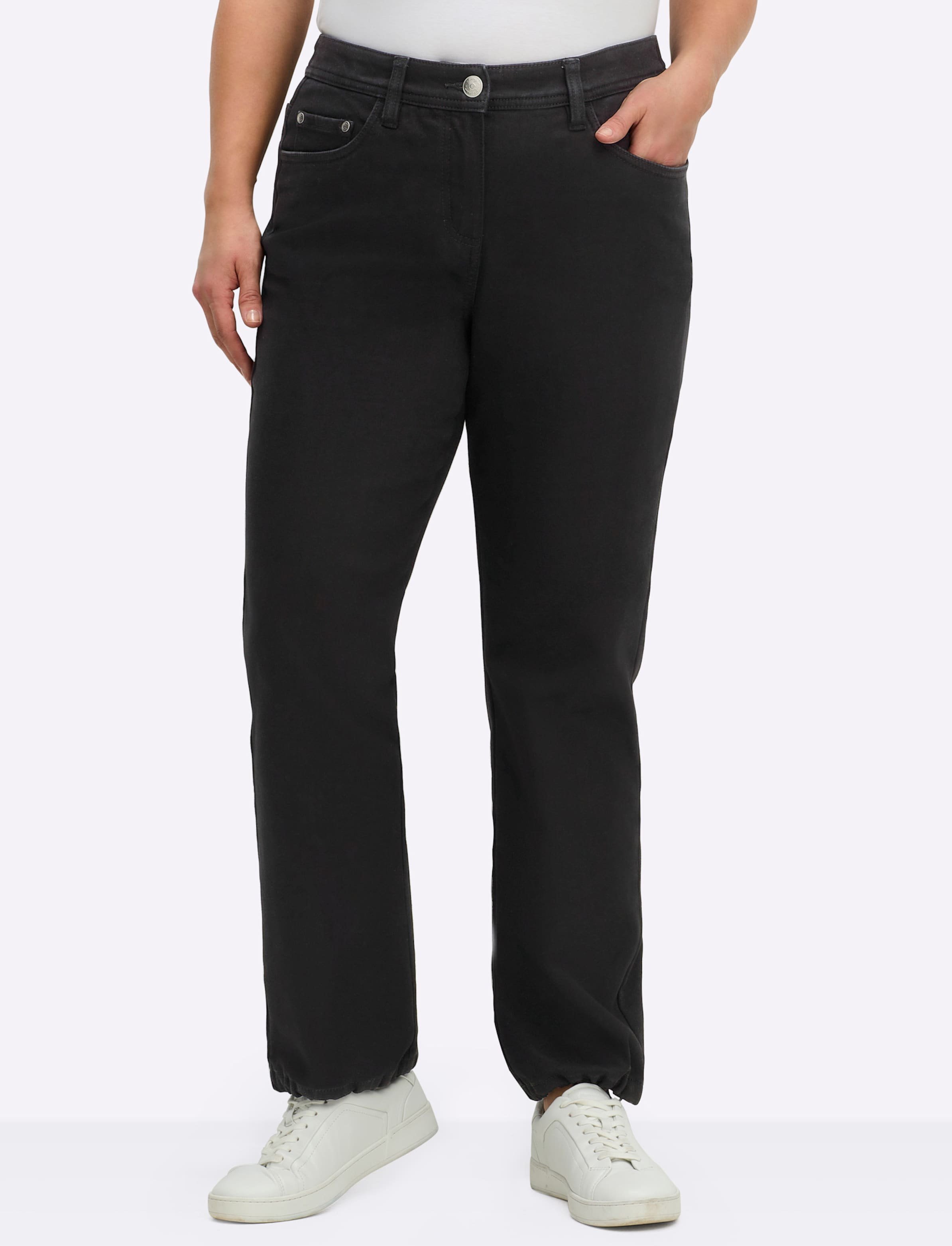Sheego Thermojeans mit Weitenregulierung an Bund und Saum